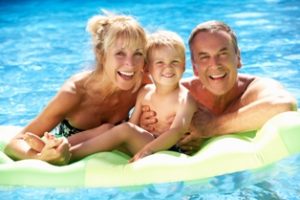 Family fun in the pool - Granny Flat Masters, Perth